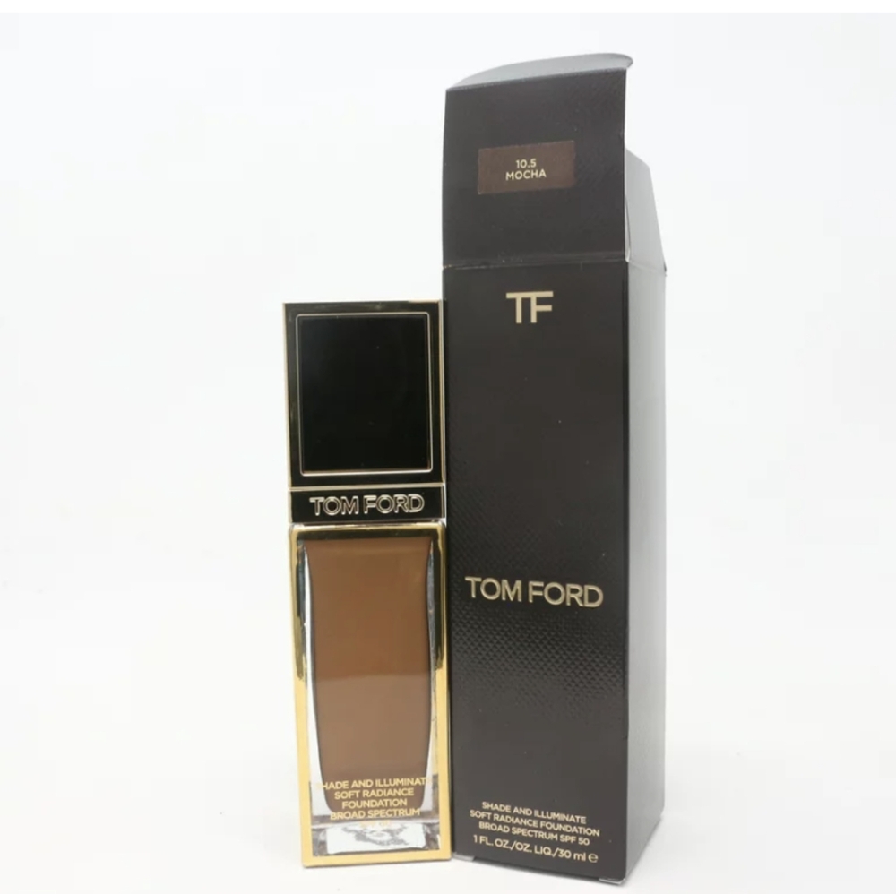 TOM FORD Shade and Illuminate Soft Radiance Foundation SPF 50 Shade 10.5 Mocha